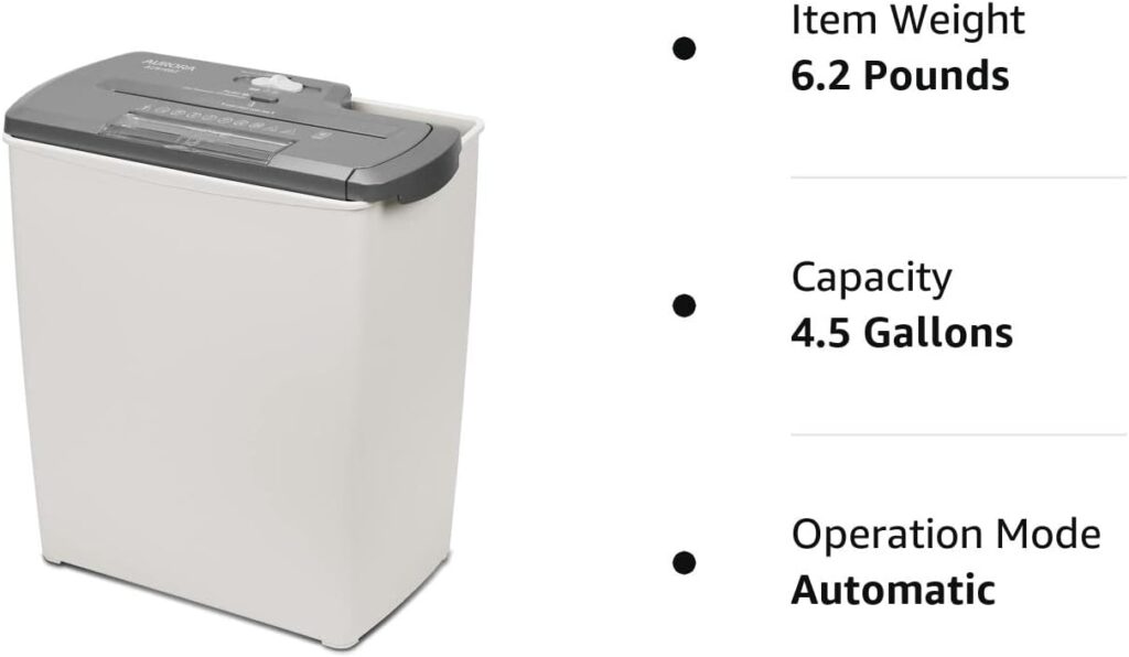 Aurora AU800SD Professional Strip Cut Paper Shredder/CD/Credit Card Shredder Without Wastebasket, 8-Sheet Strip-Cut No Basket, Black Aurora AU800SD Professional Strip Cut Paper Shredder/CD/Credit Card Shredder Without Wastebasket, 8-Sheet Strip-Cut No Basket, Black